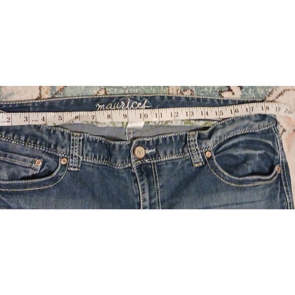 Maurices Womens Dylan Faded Mid-Rise Bootcut Jean's 20 Short measures. 36Wx29L - Picture 4 of 8